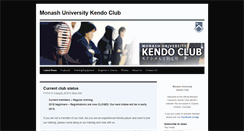 Desktop Screenshot of monashunikendoclub.org